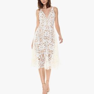 Dress the Population White Lace Dress